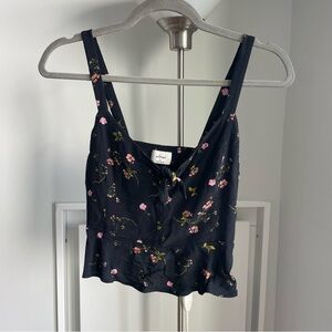 Aritzia Wilfred floral tank